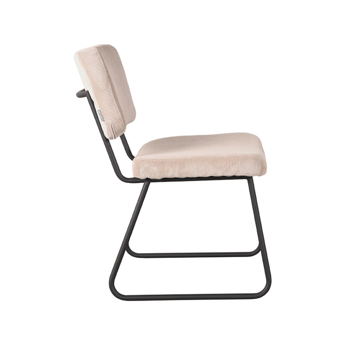 LABEL51 Eetkamerstoel Noah – Luxe Ribcord Bekleding – Stijlvol & Comfortabel